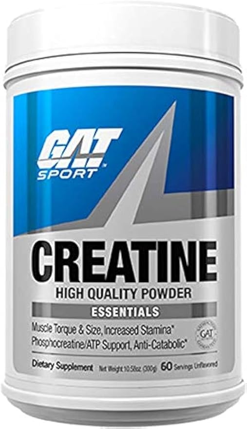 GAT SPORT Creatine Monohydrate Powder – 300 g (حوالي 60 وجبة)