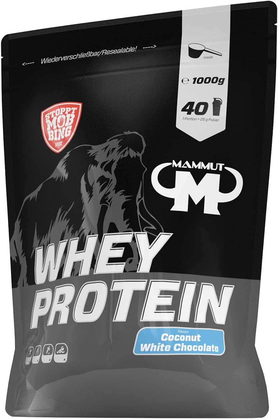 Mammut Nutrition Whey Protein available on Amazon Germany